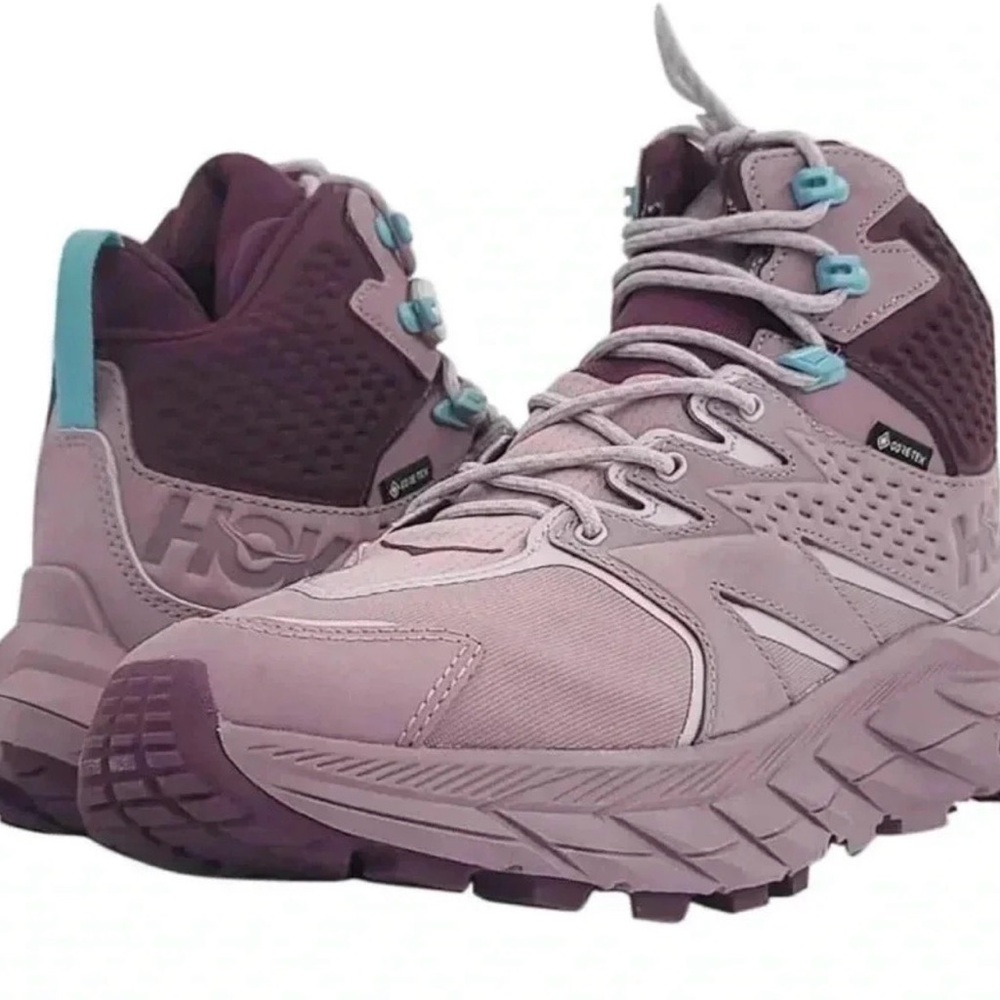 NWOB HOKA Women's Anacapa Mid GORE-TEX Hiking Shoes in Elderberry Grape Sz 10.5
